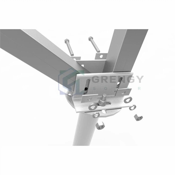 Double Column Solar Ground Mounting System