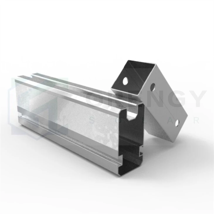 ground mount pv rails