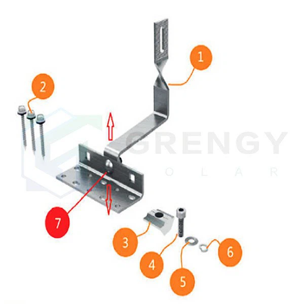 Saules āķi saules kronšteinam