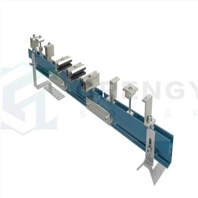 Saules paneļa skava metāla jumtiem