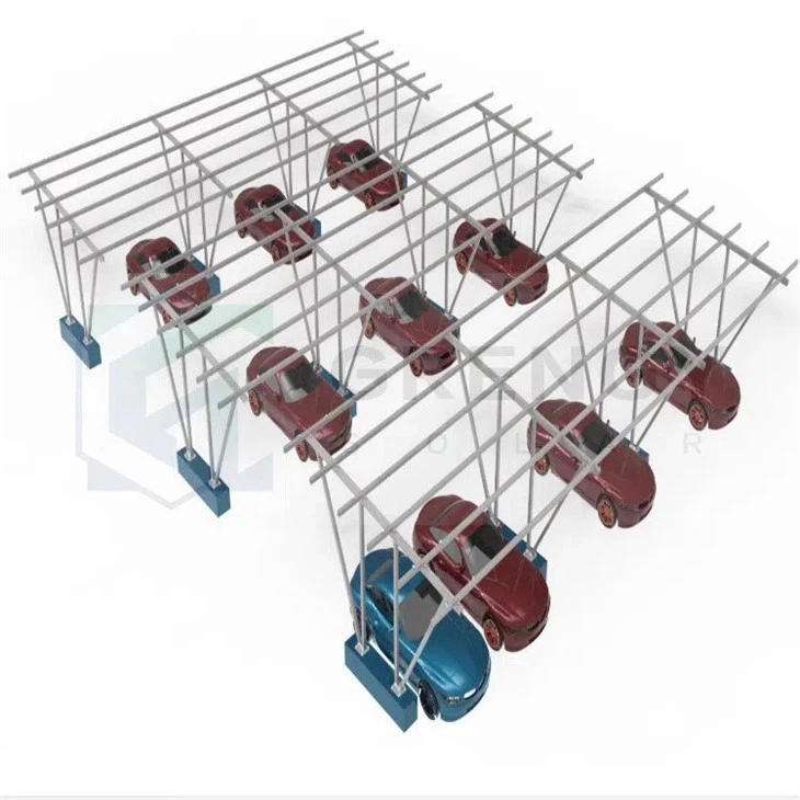 Alumīnija saules enerģijas nojumes montāžas sistēmas