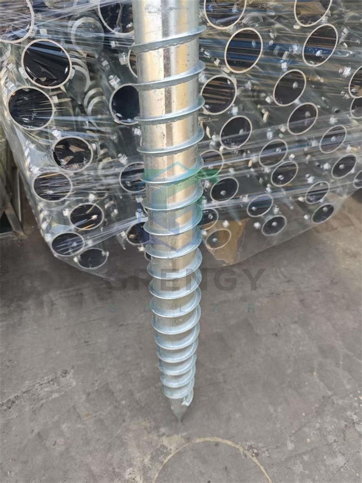 Adjustable Galvanized Ground Screws