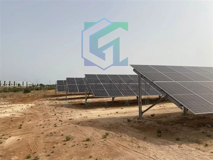 Driven Piles Solar Aluminium Ground Mounting System