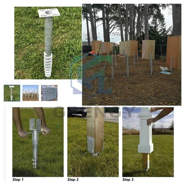 Fence Post Screw Piles