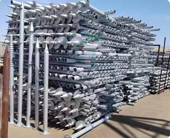 Galvanised Screw Piles