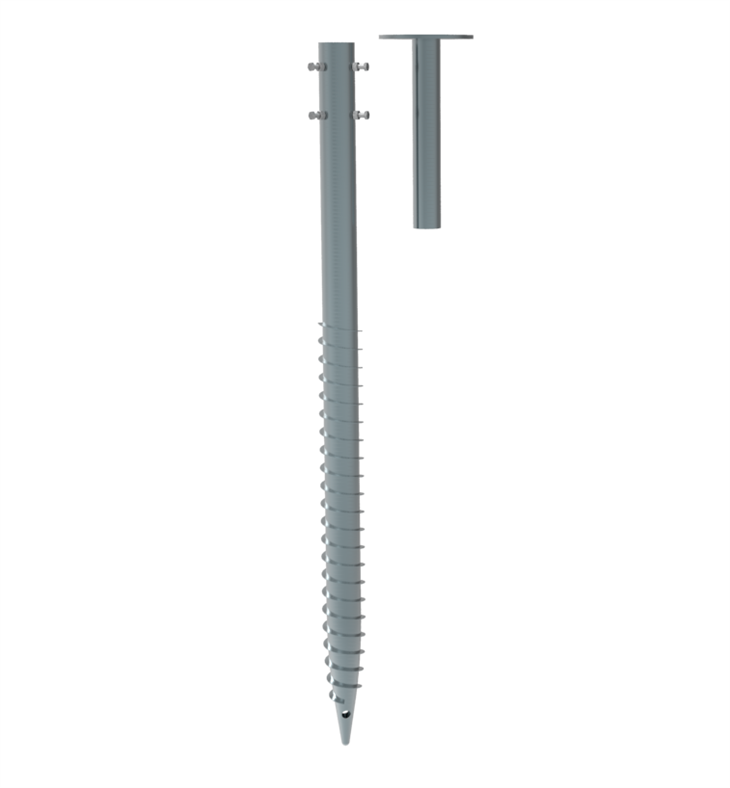 Galvanized Solar Screw Piles suppliers