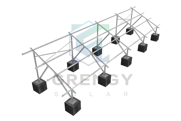 Cinkota tērauda saules PV paneļa zemes montāžas sistēma