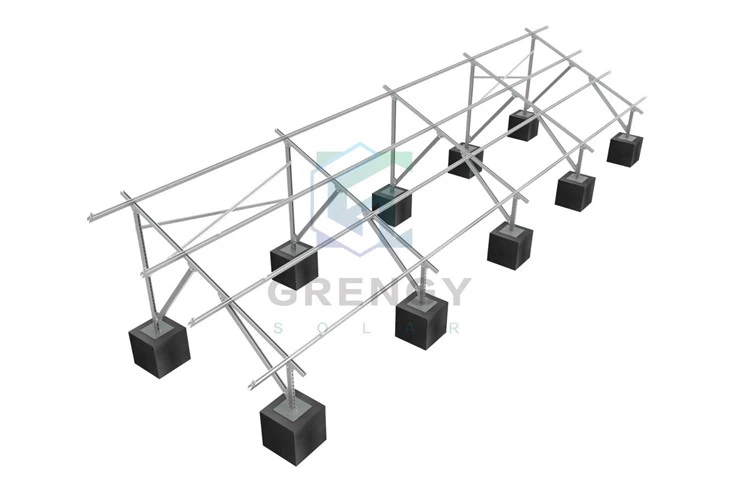 Concrete Foundation Pole Mounts For Solar Panels Bracket