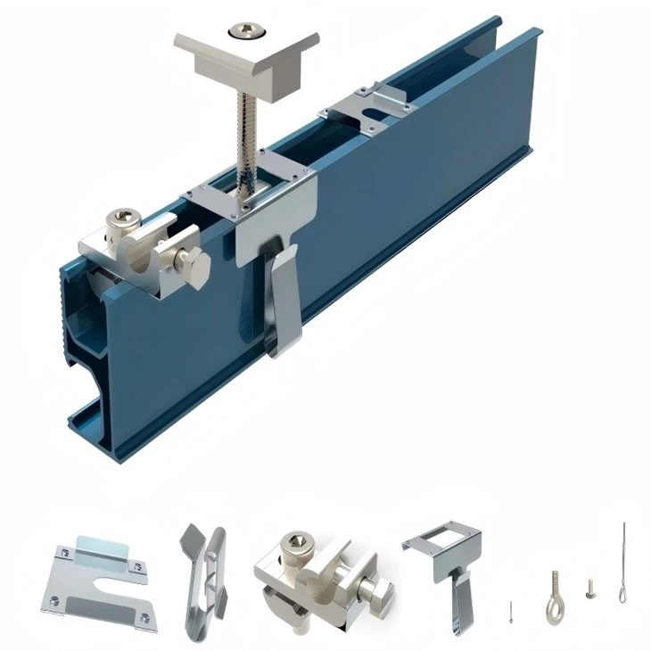 Metāla jumta saules PV montāžas sistēmas