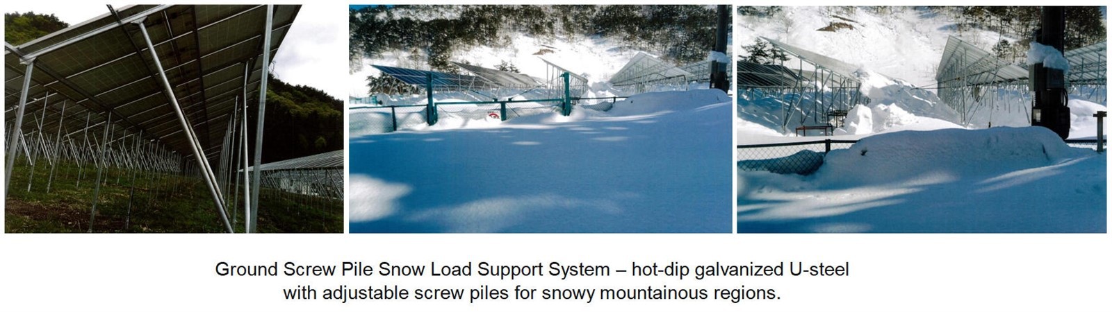 solar racking flat roof Snow area project solar racking flat roof Snow area project
