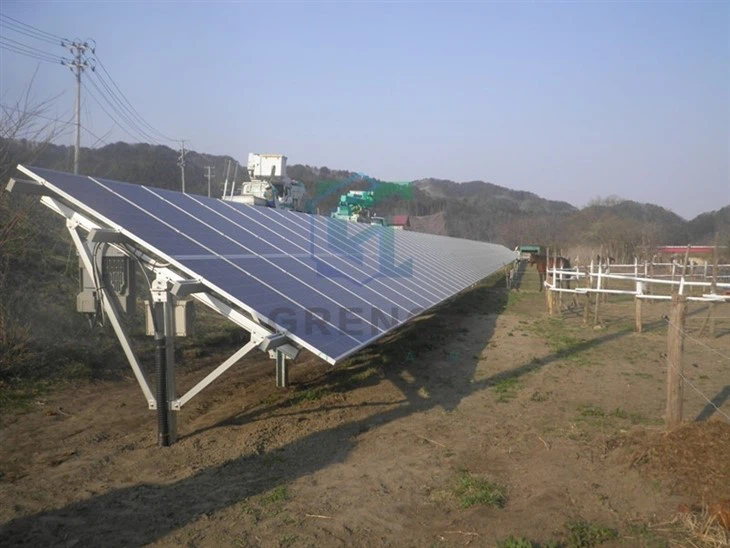 SINGLE RAMMING MOUNT RACK For PV SOLAR PANELS