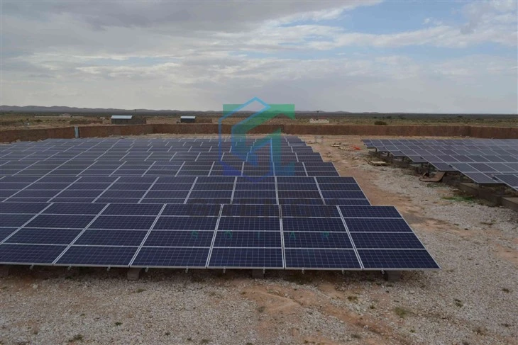 Concrete Base Solar Mounting Structure